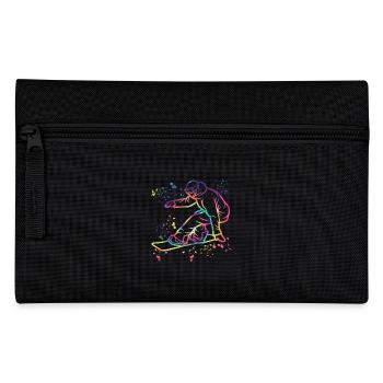 Snowboarder Snowboarding Snowboard - Federtasche - Schwarz - Vorne