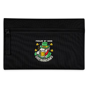 St. Patrick's Day Spaß Mit Bier Und Scherzen - Federtasche - Schwarz - Vorne