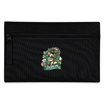 Dublin The Fun St. Patrick's Day Feier - Federtasche - Schwarz - Vorne