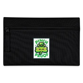 Shamrock Pinch Proof St. Patrick's Day Fun - Pencil Case - black - Front