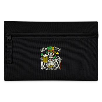 Joyeuse fête des squelettes de la Saint-Patrick - Trousse - noir - Devant