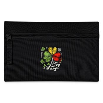 Trèfle de la Saint-Patrick J’ai de la chance aujourd’hui - Trousse - noir - Devant