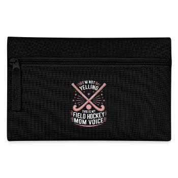 Field Hockey Saying Mom Funny Field Hockey Gift - Pencil Case - black - Front