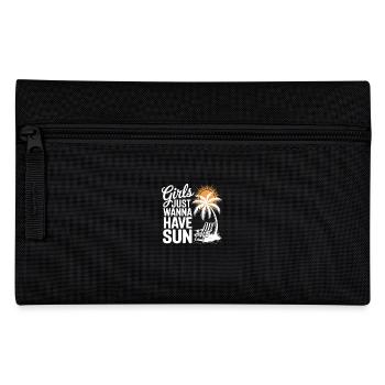 Girls just wanna have su n - Federtasche - Schwarz - Vorne