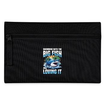 Swimming With The Big Fish And Loving It - Federtasche - Schwarz - Vorne