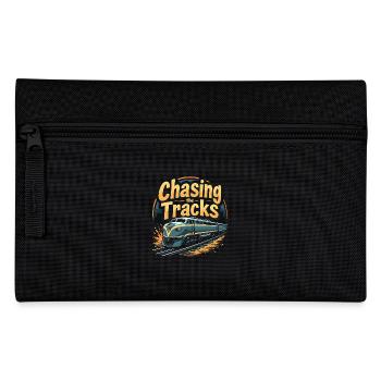 Trajet en train - aventure en locomotive - Trousse - noir - Devant