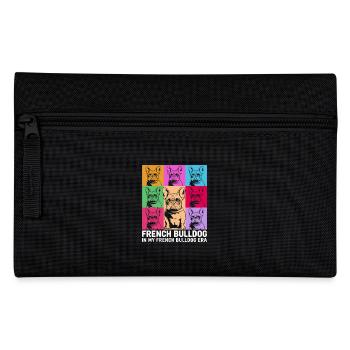 French Bulldog - Pencil Case - black - Front