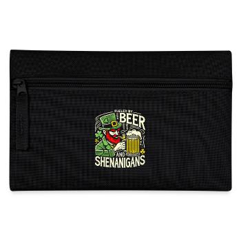 S’amuser à la Saint-Patrick avec de la bière et des manigances - Trousse - noir - Devant