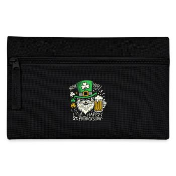 Bonne célébration de la Saint-Patrick avec les Irlandais - Trousse - noir - Devant
