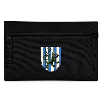 Coat of arms green dragon - Pencil Case - black - Front