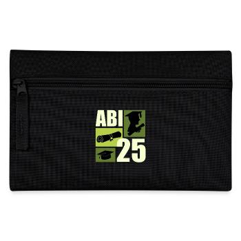 ABITUR 2025 ABI Geschafft Abiturient Lustiges - Federtasche - Schwarz - Vorne