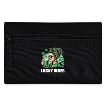 Saint-Patrick : style Lucky Vibes - Trousse - noir - Devant