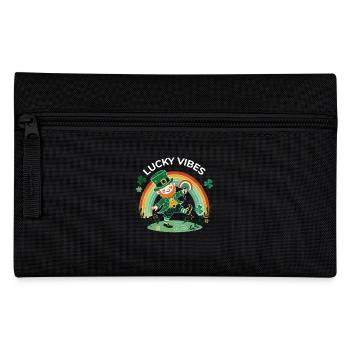 Des ondes porte-bonheur pour la Saint-Patrick - Trousse - noir - Devant