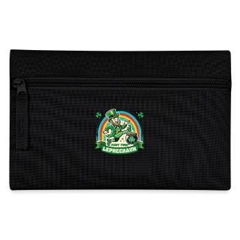 Part-time Leprechaun St. Patrick's Day Rainbow - Pencil Case - black - Front