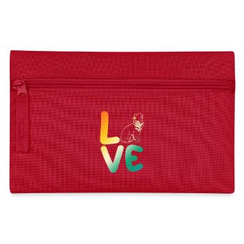 Border Collie - Pencil Case - red - Front