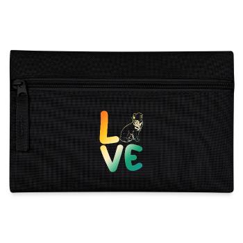 Border Collie - Federtasche - Schwarz - Vorne
