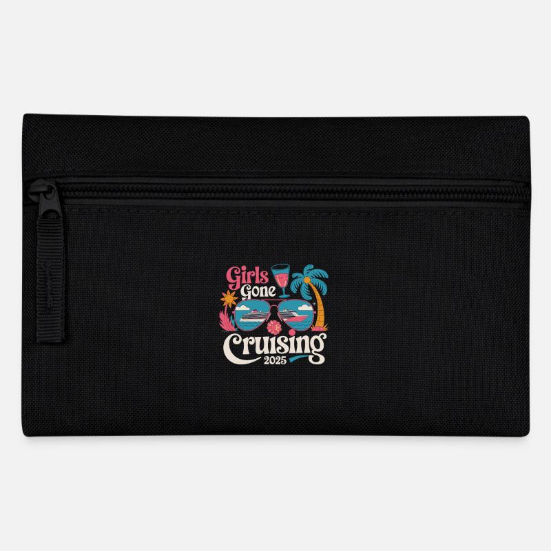 Filles Gone Cruising 2025 Lunettes de soleil Palmiers - Trousse - noir