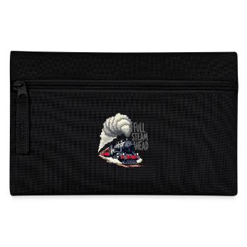 Trajet en train - aventure en locomotive - Trousse - noir - Devant
