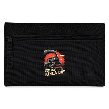 Trajet en train - aventure en locomotive - Trousse - noir - Devant