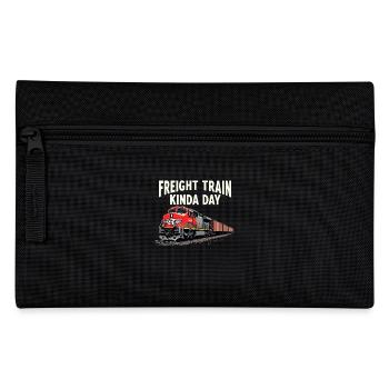 Trajet en train - aventure en locomotive - Trousse - noir - Devant