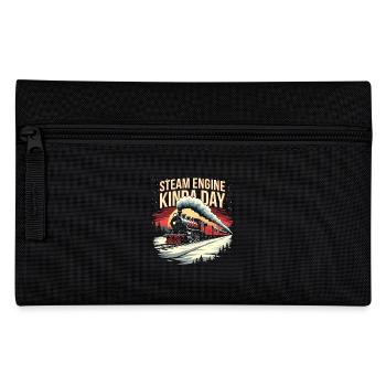 Trajet en train - aventure en locomotive - Trousse - noir - Devant