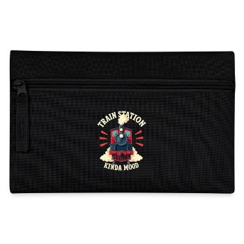 Trajet en train - aventure en locomotive - Trousse - noir - Devant
