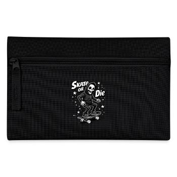 Skateboarding Sensenmann – Skate or Die - Federtasche - Schwarz - Vorne