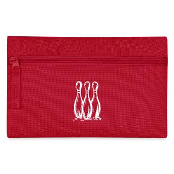 Bowling Pins - Pencil Case - red - Front