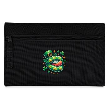 Saint-Patrick Funny Clover Lips - Trousse - noir - Devant