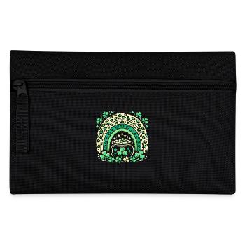 Rainbow Shamrock Magie de la Saint-Patrick - Trousse - noir - Devant