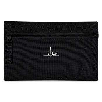 Loch Ness Monster Heartbeat - Pencil Case - black - Front
