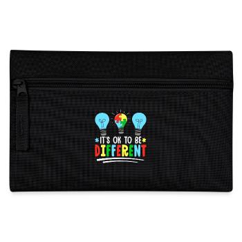It's ok to be different - Pencil Case - black - Front