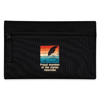 Poésie Slam Comptine Rébellion Slam Poésie - Trousse - noir - Devant