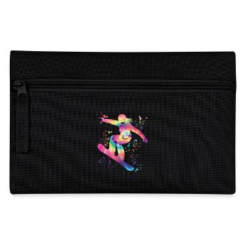Snowboarder Snowboarding Snowboard - Federtasche - Schwarz - Vorne