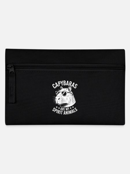 Capybara Spruch Lustiges Capybara Geschenk - Federtasche - Schwarz