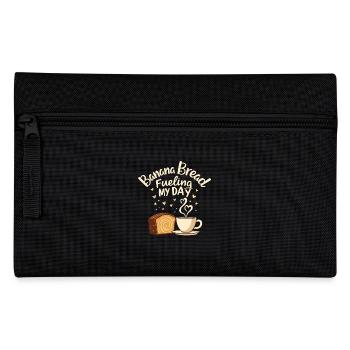 Banana Bread Lover Baking Enthusiast Cozy - Pencil Case - black - Front