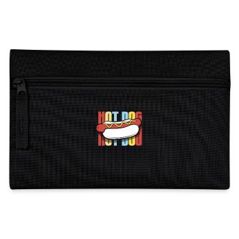 Amateur de hot-dogs design rétro - Trousse - noir - Devant