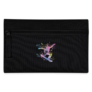 Snowboarder Snowboarding Snowboard - Federtasche - Schwarz - Vorne