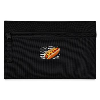 Hot Dog Lover American Flair - Pencil Case - black - Front