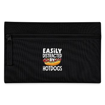 Facilement distrait par les hot-dogs pour les amateurs de hot-dogs - Trousse - noir - Devant