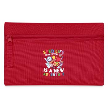 Une vie où chaque jour est une nouvelle aventure dans le - Trousse - rouge - Devant