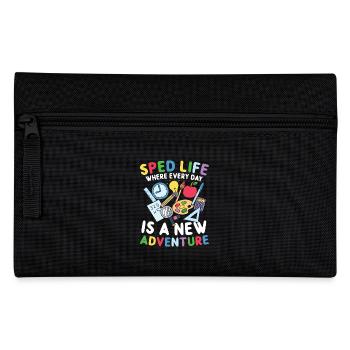 Sped Life where every day is a new adventure in the - Pencil Case - black - Front