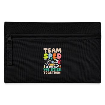 Team SPED Special Education Cohesion - Pencil Case - black - Front