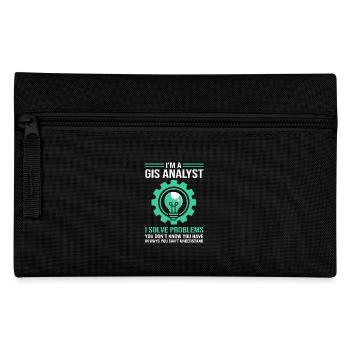 GIS Cartographer Geography Cartography - Pencil Case - black - Front