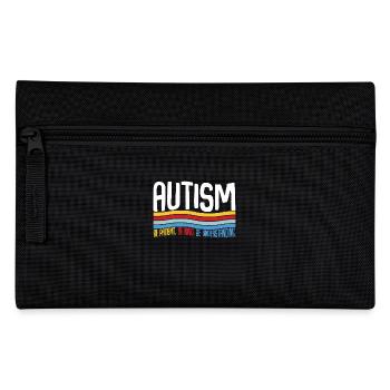 Autisme Soyez patient Soyez gentil Soyez compréhensif - Trousse - noir - Devant
