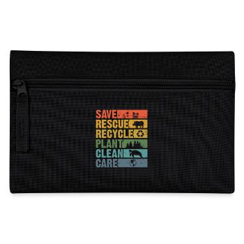 Earth Day - Pencil Case - black - Front