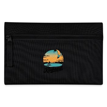 Kiteboarding Adventures: Surfing in Style - Pencil Case - black - Front