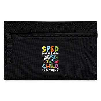 Special education where every child is unique - Pencil Case - black - Front