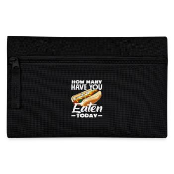 Combien de hot-dogs avez-vous mangé aujourd’hui Hot Dog - Trousse - noir - Devant