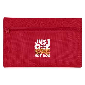 Nur Noch Ein Hot Dog Liebhaber Spruch - Federtasche - Rot - Vorne